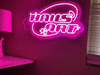 What is the lasting effect of neon signs?