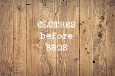 CLOTHES before BROS Neon Sign - White20 inches