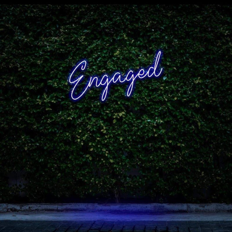 Engaged Neon Sign - Blue20 inches