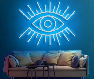 Shining EYE Neon Sign - Red20 inches