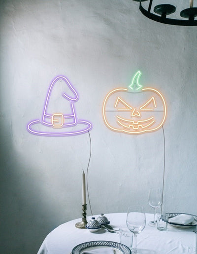 Spooky Halloween Neon Sign (set of 2) -