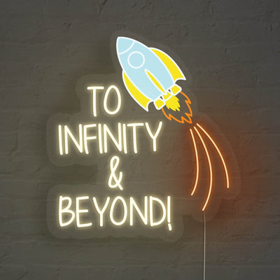 To Infinity And Beyond LED Neon Sign -