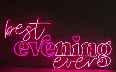 Neon signs are an integral component of any engagement celebration