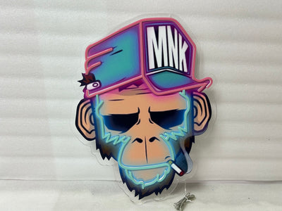 Spoiled Monkey Neon Sign x Acrylic Artwork