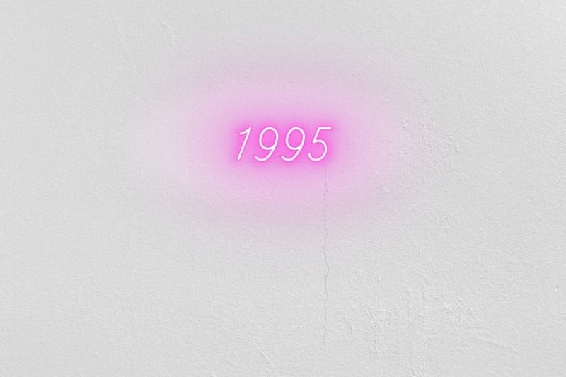 1995 Neon Sign - White20 inches