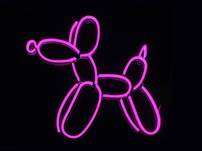 Ballon Dog neon sign 01