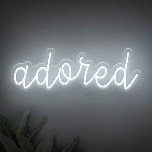 Adored LED Neon Sign - Style 2 - White