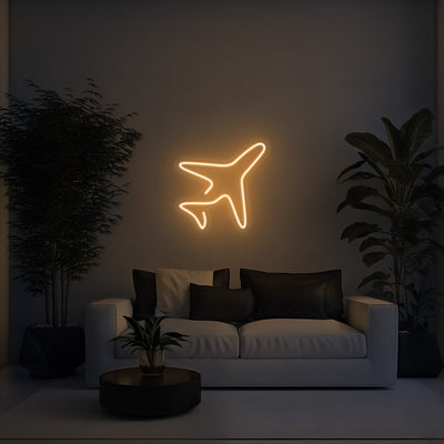 Airplane Aesthetic LED Neon Sign