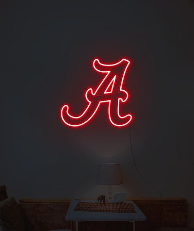 Alabama Crimson Tide Neon Sign - White20 inches