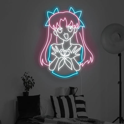 Anime Love You Girl LED Neon Sign -