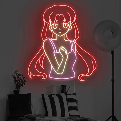 Anime Resolve Girl LED Neon Sign -