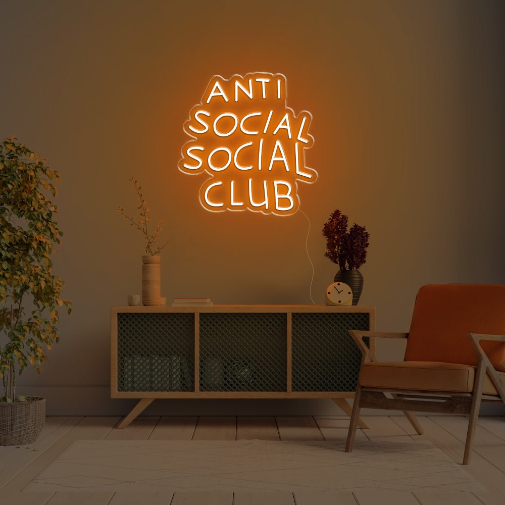 Anti Social Social Club LED Neon Sign