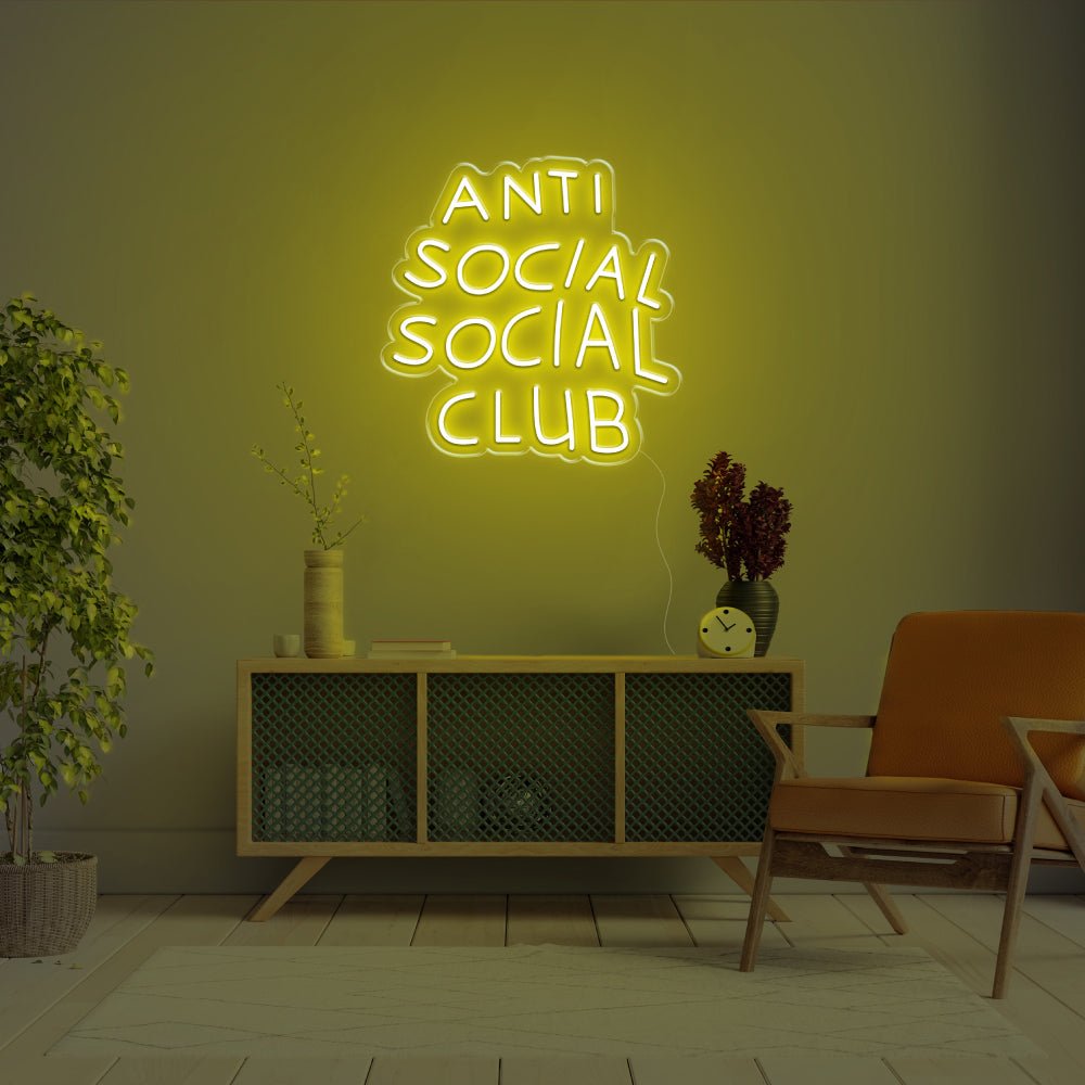 Anti social social club neon green sale