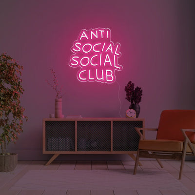 Anti Social Social Club LED Neon Sign