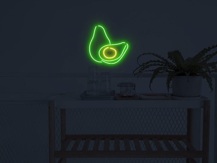 Avocado neon light discount