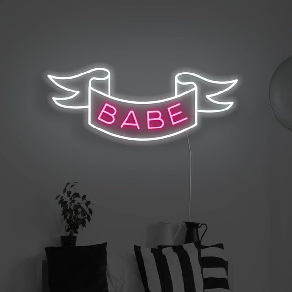 Babe LED Neon Sign - Pink - Item-399-1 - LED Neon Signs