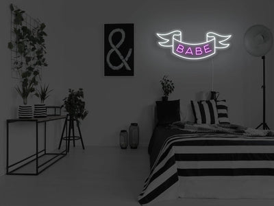 Babe LED Neon Sign - Purple - Item-399-5 - LED Neon Signs