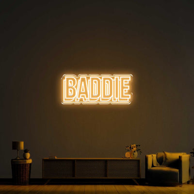 Baddie Double LED Neon Sign