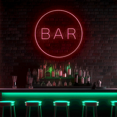 Bar Circle LED Neon