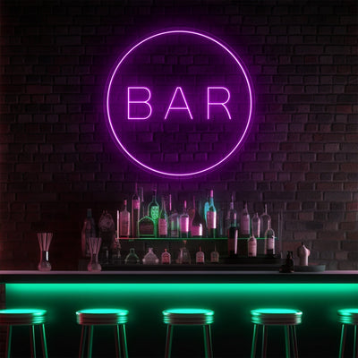 Bar Circle LED Neon
