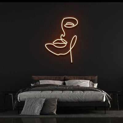 Beauty Neon Sign - Orange20 inches
