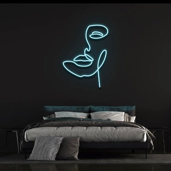 Beauty Neon Sign - Ice Blue20 inches