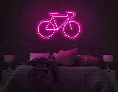 Bicycle LED Neon Sign - 15inch x 24inchHot Pink