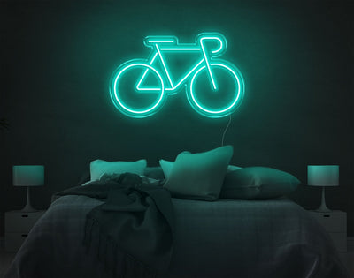 Bicycle LED Neon Sign - 15inch x 24inchTurquoise