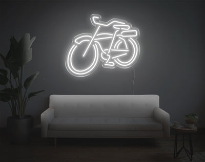 Bicycle LED Neon Sign - 15inch x 24inchWhite