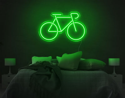 Bicycle LED Neon Sign - 15inch x 24inchGreen