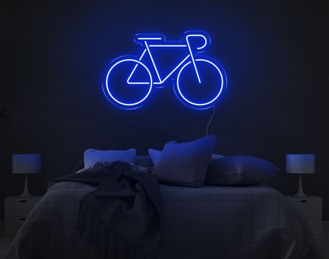 Bicycle LED Neon Sign - 15inch x 24inchBlue