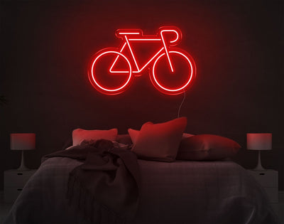 Bicycle LED Neon Sign - 15inch x 24inchRed