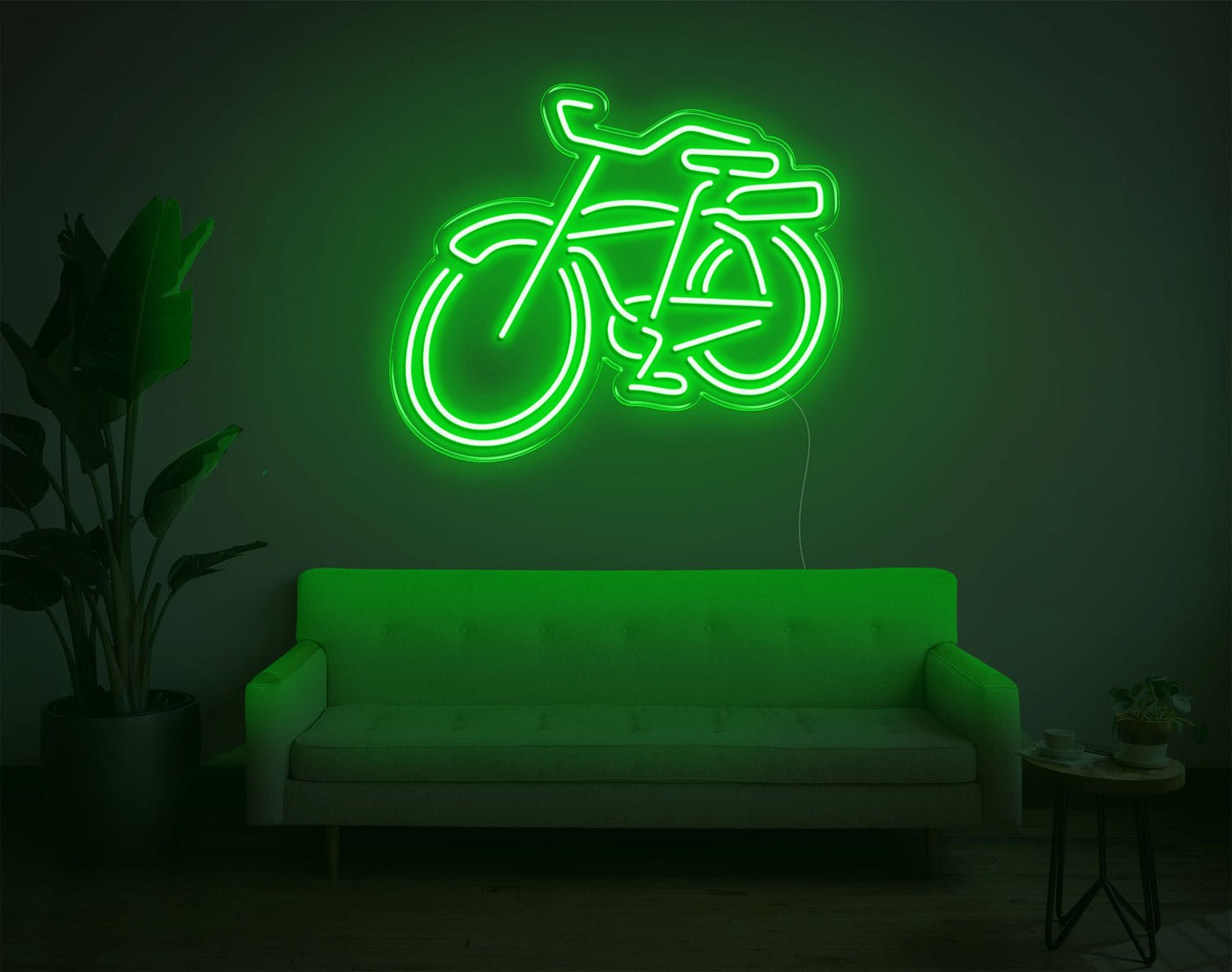 Bike LED Neon Sign - 20inch x 24inchHot Pink