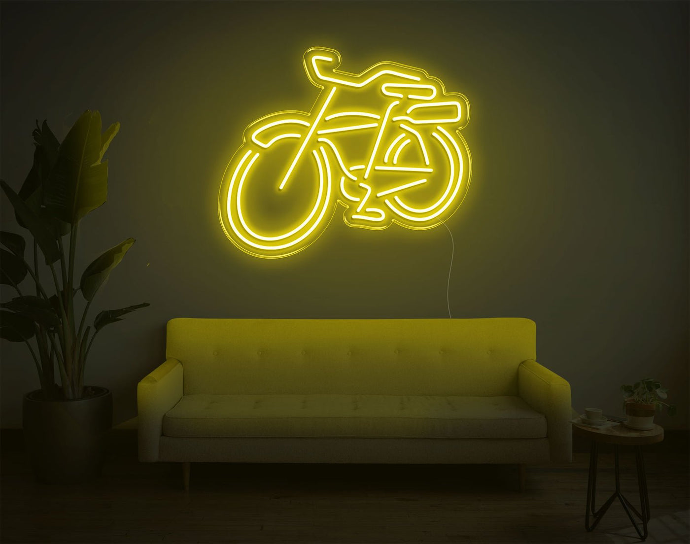 Bike LED Neon Sign - 20inch x 24inchHot Pink