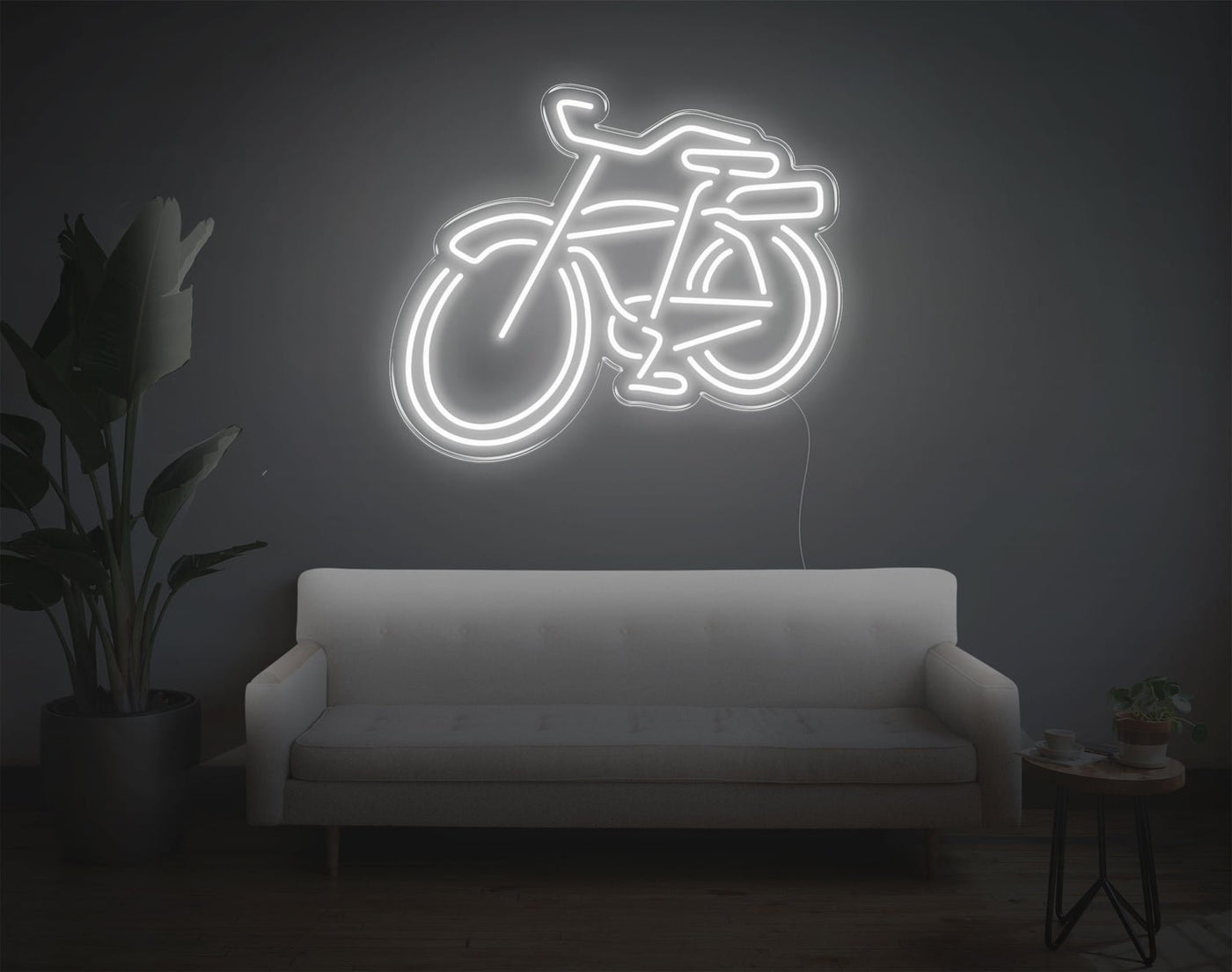 Bike LED Neon Sign - 20inch x 24inchHot Pink