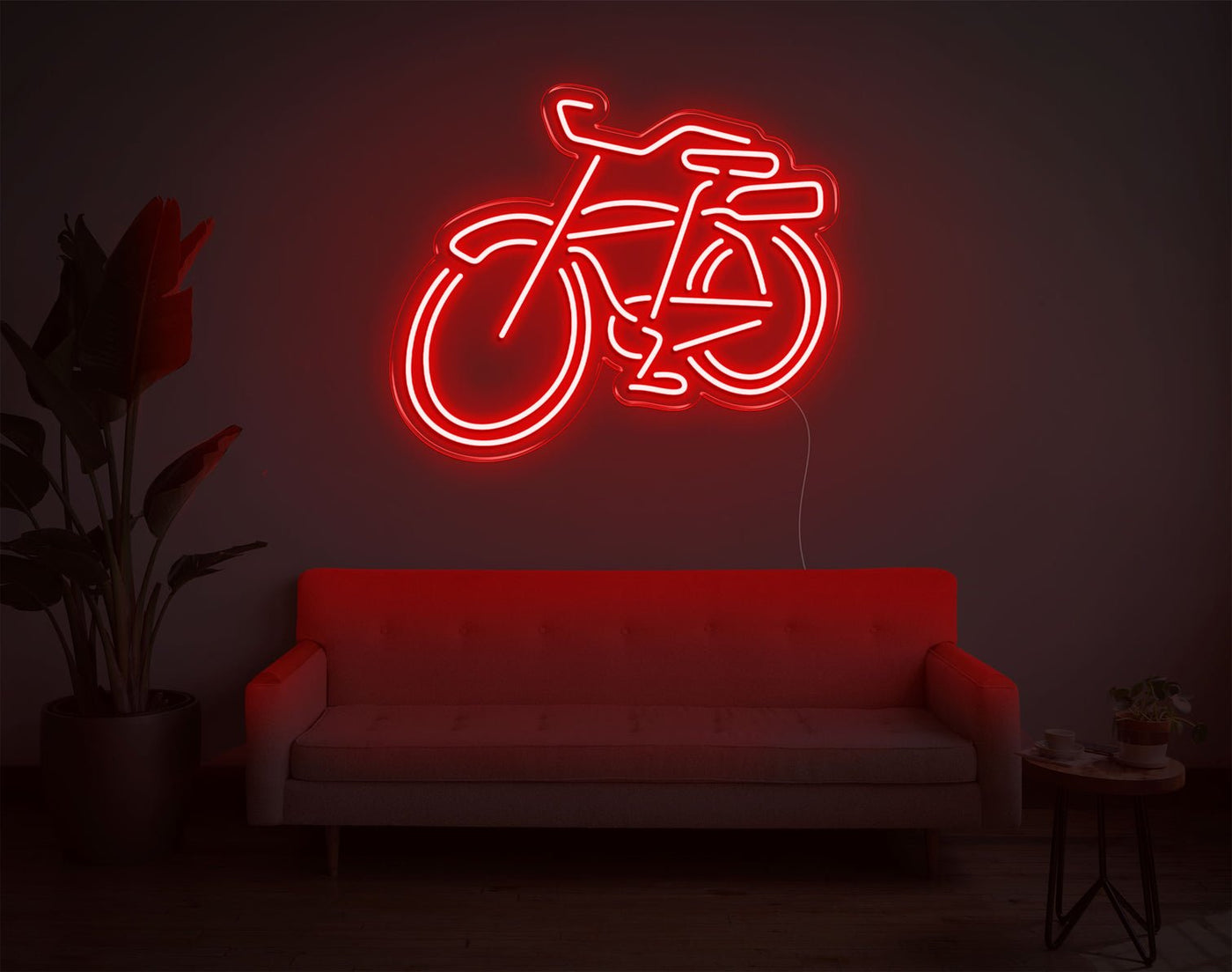 Bike LED Neon Sign - 20inch x 24inchRed