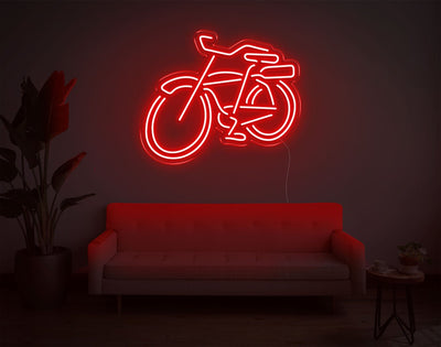 Bike LED Neon Sign - 20inch x 24inchRed