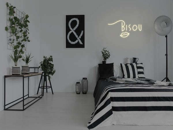 Bisou LED Neon Sign - Warm White