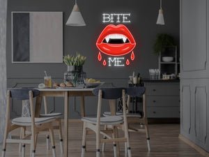 Bite Me LED Neon Sign -