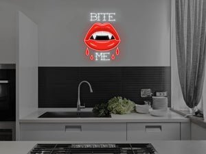 Bite Me LED Neon Sign -