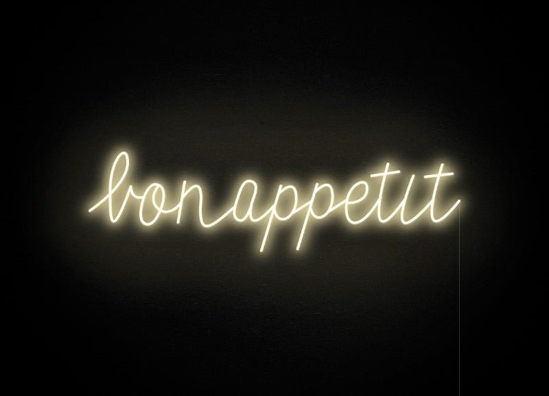 Bon Appetit Neon Sign - White20 inches