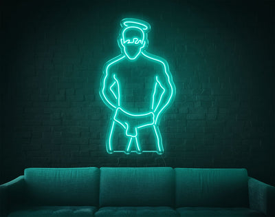 Boy LED Neon Sign - 19inch x 34inchTurquoise