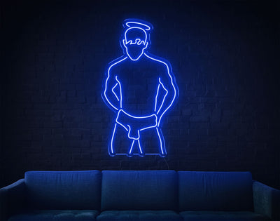 Boy LED Neon Sign - 19inch x 34inchBlue