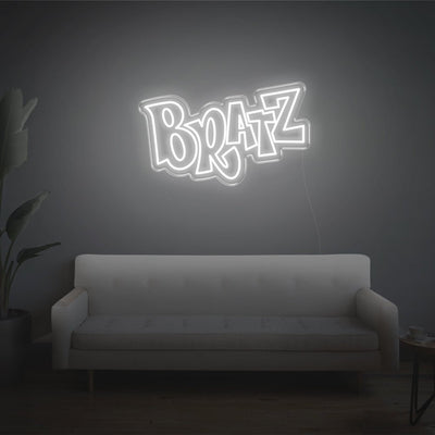 BRATZ LED Neon Sign - 24inch x 14inchWarm White