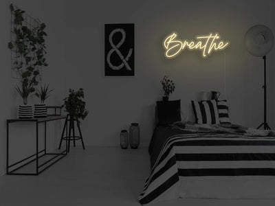 Breathe LED Neon Sign - Warm White