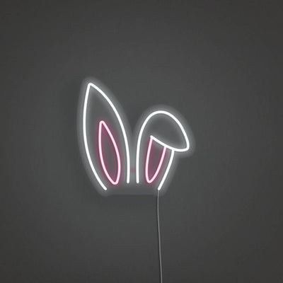 Bunny Ears LED Neon Sign -
