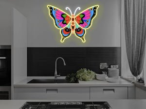 Butterfly 2.0 LED Neon Sign - Pink