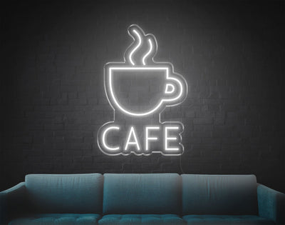 Cafe LED Neon Sign - 25inch x 17inchHot Pink