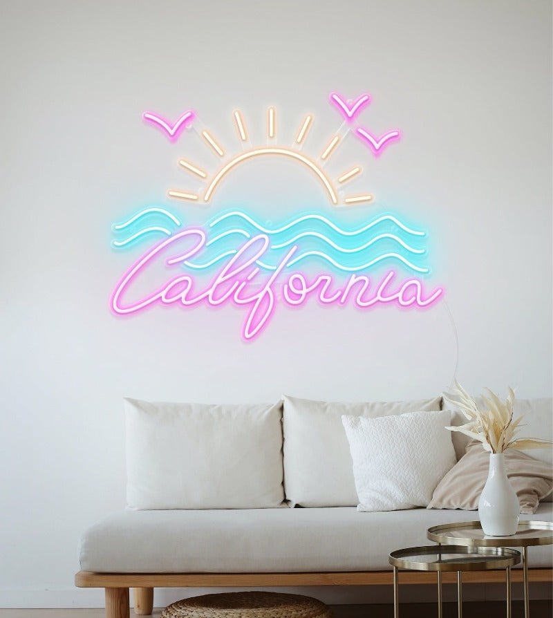 California Sunrise Neon Sign -