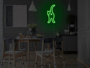 Cat Butt LED Neon Sign - Pink